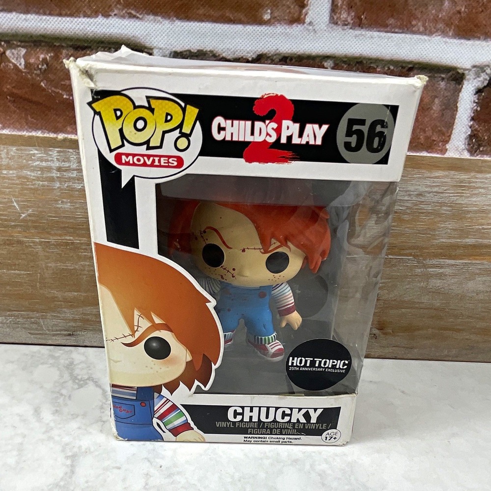 Funko Pop! Movies Chucky #56 Child's Play 2 Hot Topic 25th Anniv Exclusive